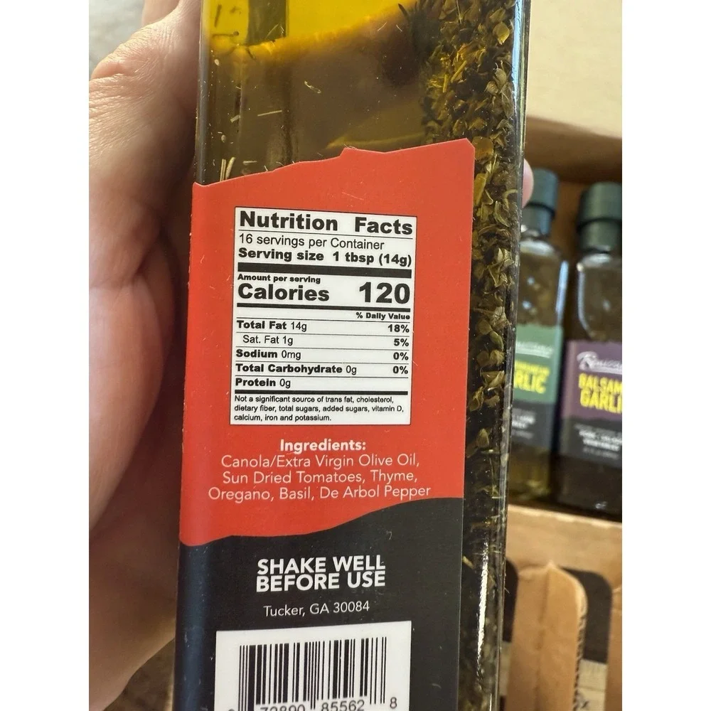 Benissimo Herb Infused Cooking Oil Chef Pack, All Natural Gourmet Set NIB